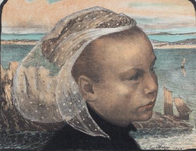 Emile-Auguste WERY - Bretagne, 1897 - Lithographie 2