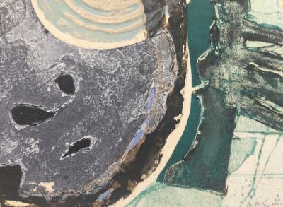 Lionel PEROTTE, dit LIONEL - Composition - Gravure au carborundum signée 2