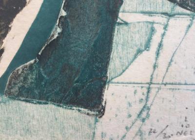 Lionel PEROTTE, dit LIONEL - Composition - Gravure au carborundum signée 2