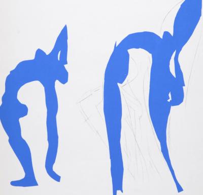 Henri MATISSE - Acrobates, 1958 - Lithographie sur papier, après 1951 Gouaches découpées d'Henri Matisse 2