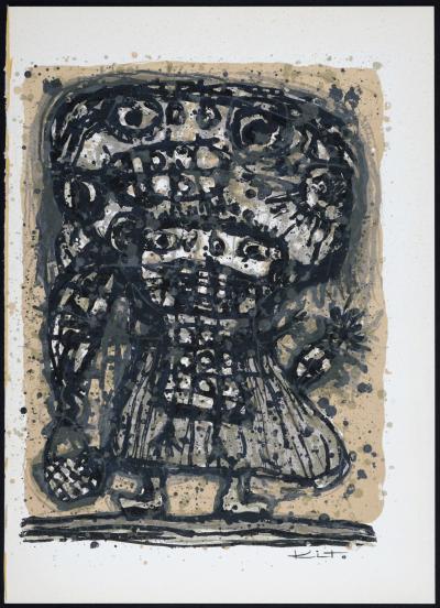 Akira KITO - Enfant, 1964 - Lithographie 2