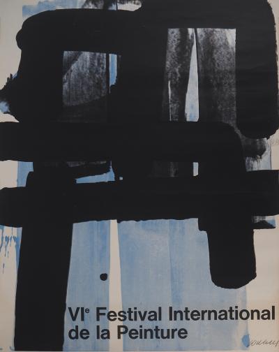 Pierre SOULAGES - Sérigraphie n°2 - Sérigraphie originale, signée 2