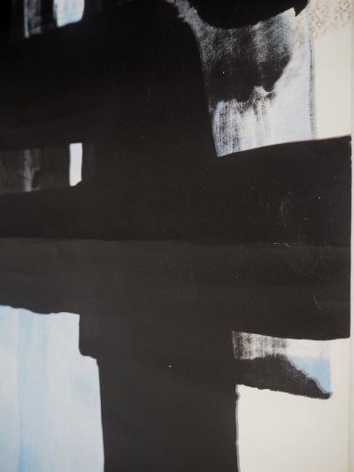 Pierre SOULAGES - Sérigraphie n°2 - Sérigraphie originale, signée 2