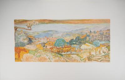 Pierre Bonnard - Paysage au Cannet - Lithographie signée 2