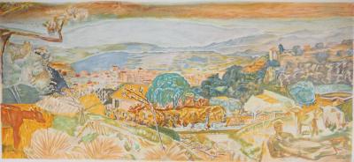 Pierre Bonnard - Paysage au Cannet - Lithographie signée 2