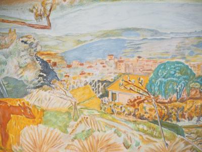 Pierre Bonnard - Paysage au Cannet - Lithographie signée 2