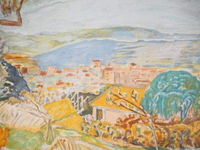 Pierre Bonnard - Paysage au Cannet - Lithographie signée 2