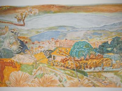 Pierre Bonnard - Paysage au Cannet - Lithographie signée 2