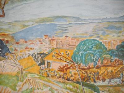 Pierre Bonnard - Paysage au Cannet - Lithographie signée 2