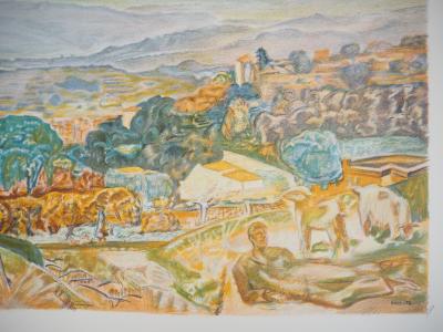 Pierre Bonnard - Paysage au Cannet - Lithographie signée 2