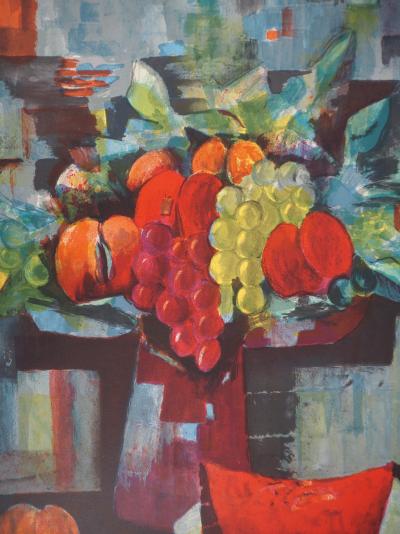 Tony AGOSTINI - Fruits d’été - Lithographie originale signée 2