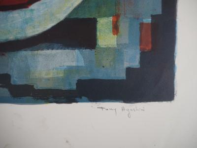 Tony AGOSTINI - Fruits d’été - Lithographie originale signée 2