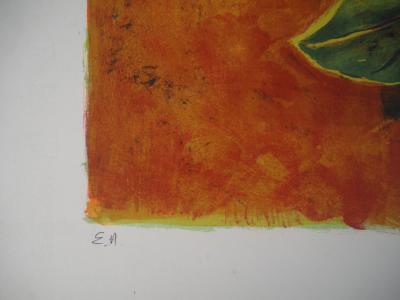 Tony AGOSTINI - Violon, Menuet d’automne - Lithographie originale signée 2