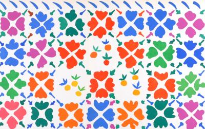 Henri MATISSE - Décoration - Fruits, 1958 - Lithographie sur papier, d'après les « gouaches découpées » d'Henri Matisse 2