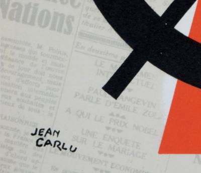 Jean CARLU - La République, 1928 - Small lithograph poster 2
