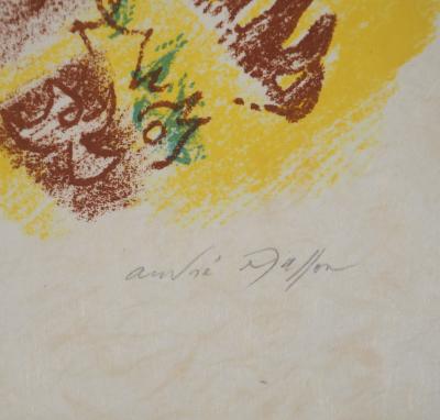 André MASSON : Oiseaux amicaux - Lithographie originale signée 2