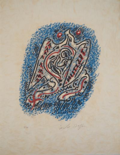 André MASSON: Bird in flight - Original signed lithograph 2