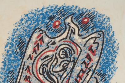 André MASSON: Bird in flight - Original signed lithograph 2