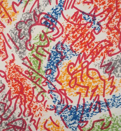 André MASSON : Vie abstraite - Lithographie originale signée 2