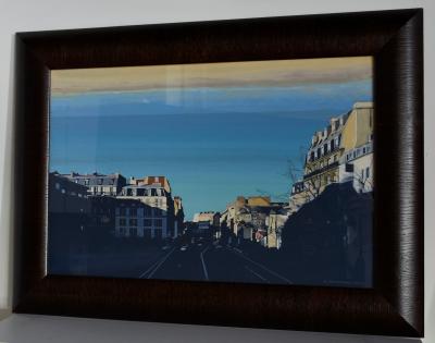 Alain Pontecorvo (1936) - Rue, 2003 - Gouache sur papier 2