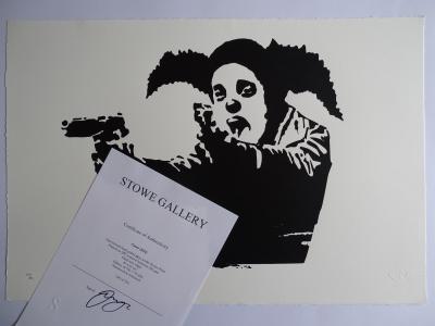 Banksy, after x Clown Skateboard - Clown with guns, 2022  - Sérigraphie 2