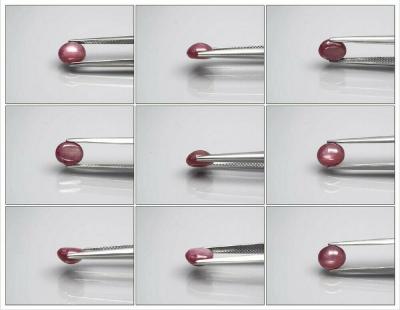 2,39 carats. Rubis étoilé rouge naturel 2