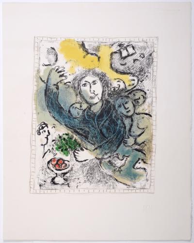 Marc CHAGALL - L’Artiste II, 1978 - Lithograph on Vélin d’Arches paper 2