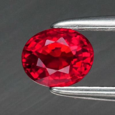 0,43 ct. Rubis rouge orangé naturel 2