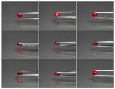0,43 ct. Rubis rouge orangé naturel 2