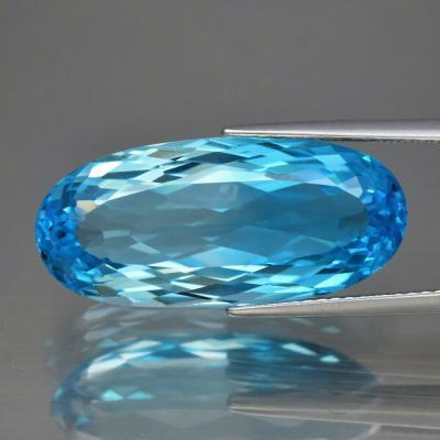 17,63 carats. Topaze bleue naturelle 2
