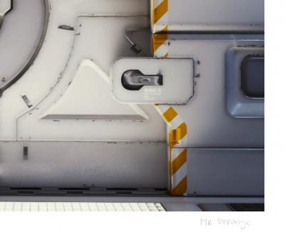 Mr Strange - En Route pour Mars - 2021 - Giclée sur papier Kodak Pro 2