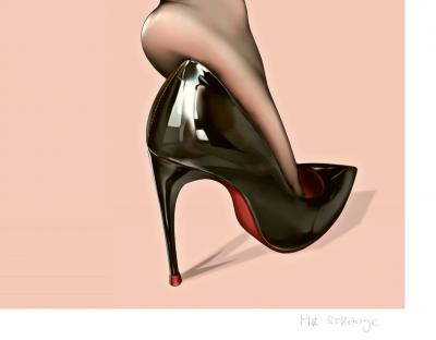 Mr Strange - Sexy Lolita Shoes, 2022 - Giclée sur papier Kodak Pro 2
