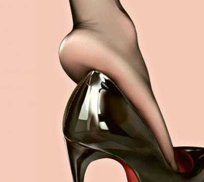 Mr Strange - Sexy Lolita Shoes, 2022 - Giclée sur papier Kodak Pro 2