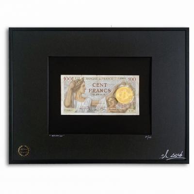 Cisco - Inflation, 2024 - Acrylique sur billet 2