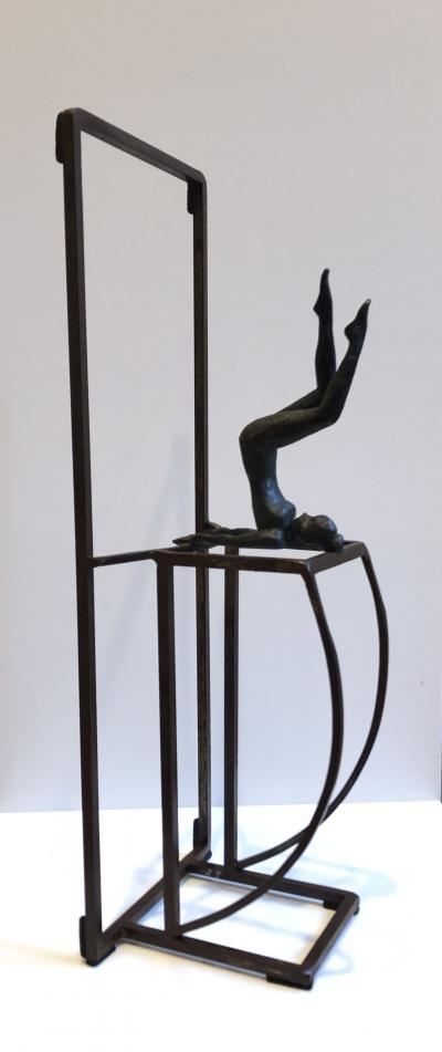Joan Artigas Planas - Small yoga, 2020 - Sculpture en bronze 2