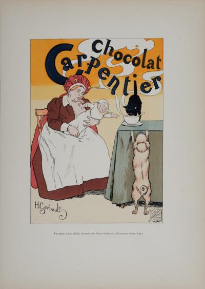 Jules CHERET, Louis-Maurice BOUTET de MONVEL, Henry GERBAULT - Chocolat Carpentier 2