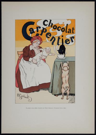 Jules CHERET, Louis-Maurice BOUTET de MONVEL, Henry GERBAULT - Chocolat Carpentier 2