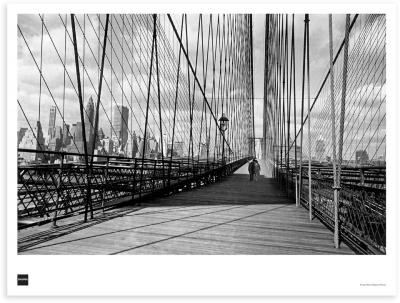 Ingé MORATH - Le Pont de Brooklyn, 1961 - Affiche 2