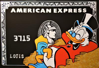 Louis-Nicolas DARBON - Scrooge & Black Amex - Sérigraphie signée au crayon 2