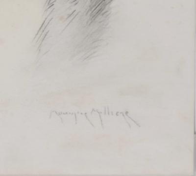 Maurice MILLIERE - Portrait d'élégante, c. Années 1920 - Lithographie 2
