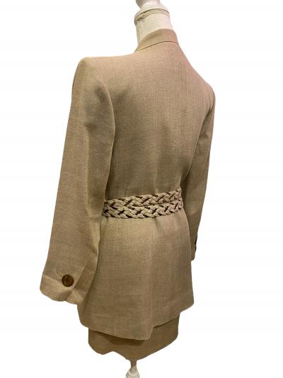 Yves Saint Laurent - Tailleur Veste Saharienne et jupe - Taille 36/38 2
