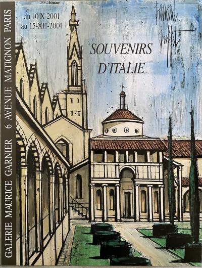 Bernard Buffet (d’après) - Souvenirs d’Italie - Affiche d’exposition 2