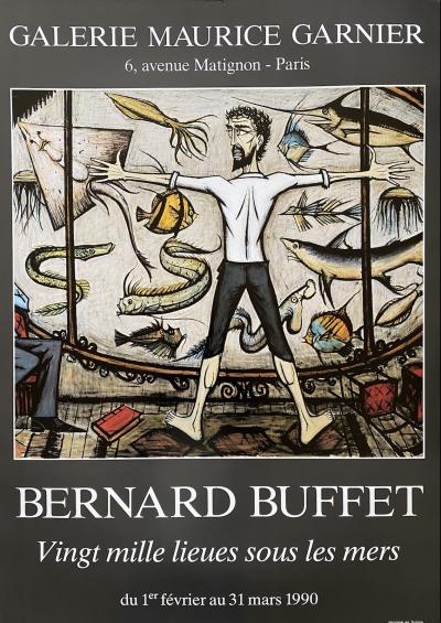 Bernard Buffet (d’après) - Vingt mille lieues sous les mers - Affiche d’exposition 2