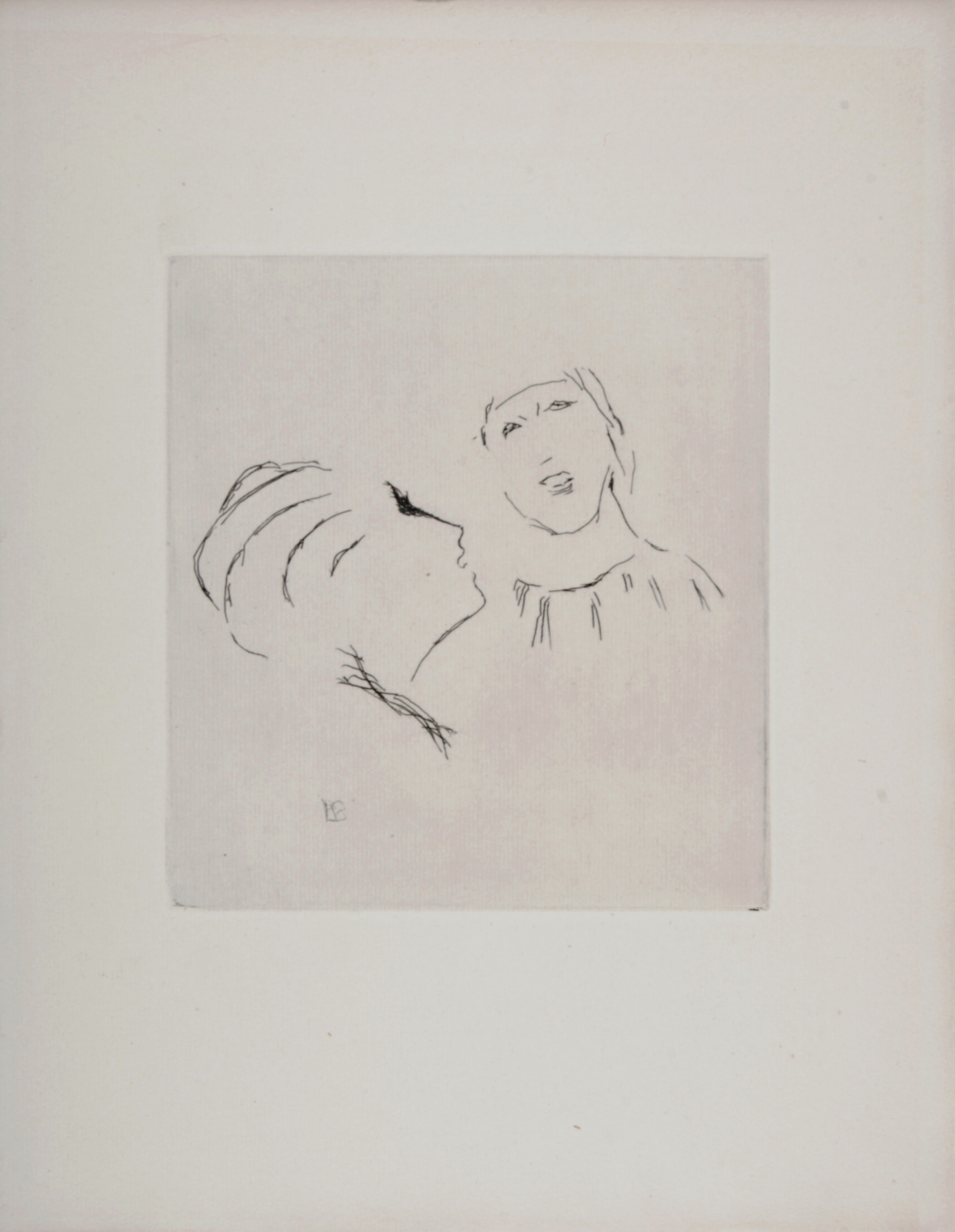 Pierre BONNARD La Vie de Sainte Monique (I), 1930 Gravure (Eau