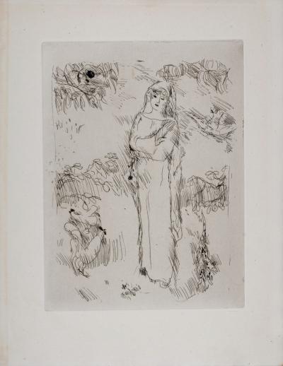 Pierre BONNARD - La Vie de Sainte Monique (H), 1930 - Gravure (Eau-forte) 2