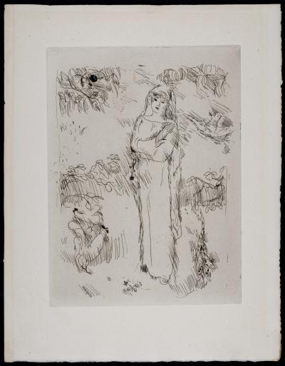 Pierre BONNARD - La Vie de Sainte Monique (H), 1930 - Gravure (Eau-forte) 2