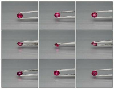 0,59 ct. Rubis rouge violet naturel non traité 2