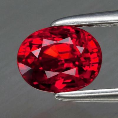 0,87 ct. Rubis rouge orangé naturel 2