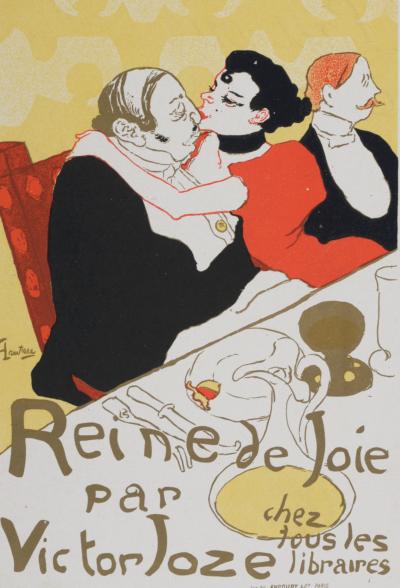 Henri de TOULOUSE-LAUTREC - Reine de Joie, 1896 - Small lithograph poster 2