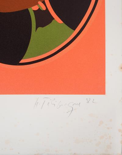 Hervé Télémaque - Nature morte surréaliste, 1982 - Lithographie originale signée 2